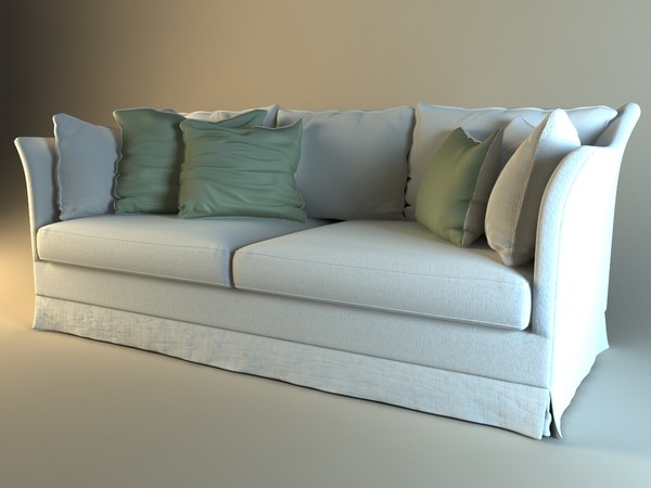 3d soft - divan soft-white 01 by kupfer